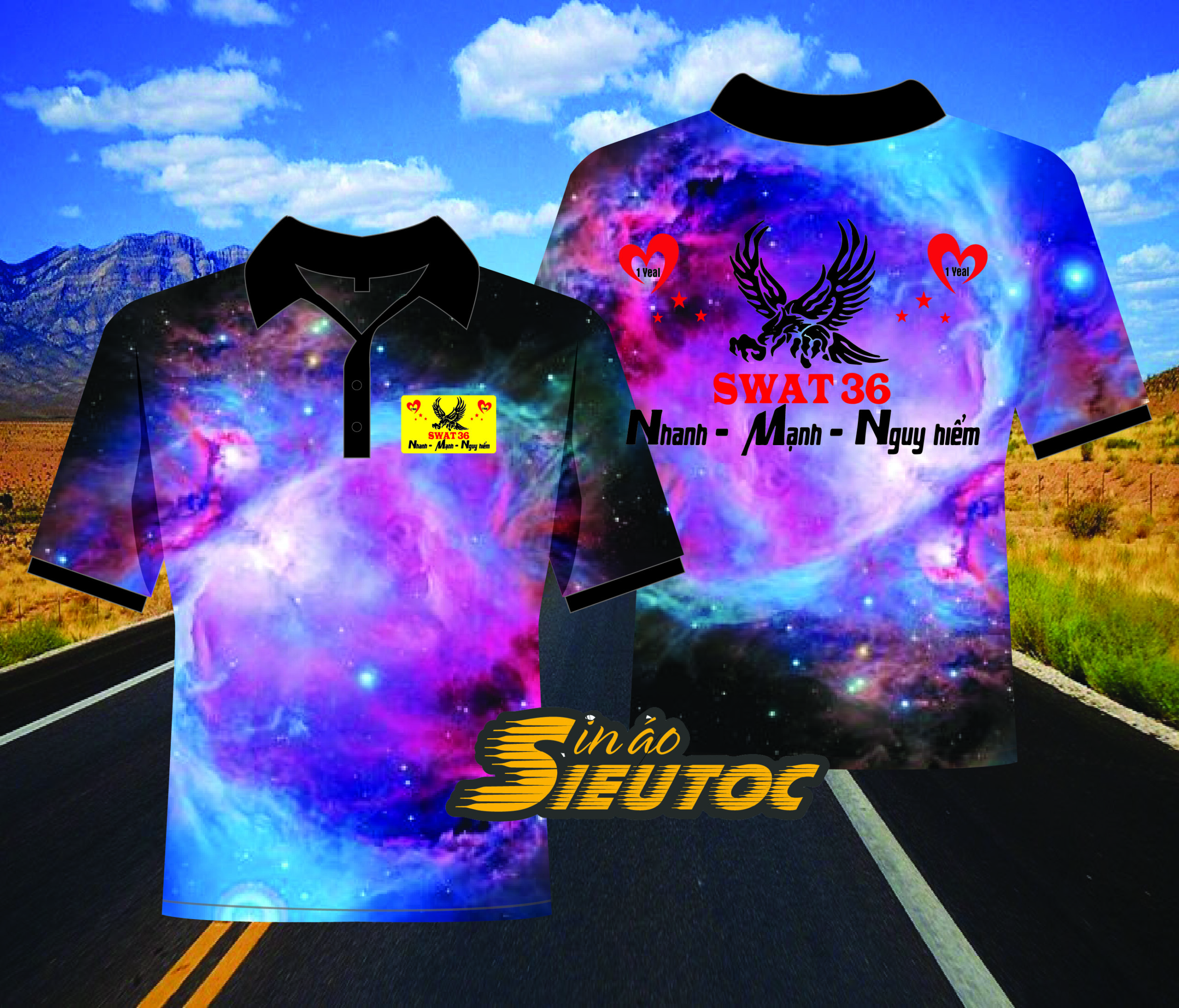 ĐP Áo Nhóm Phượt 3D Mẫu 4